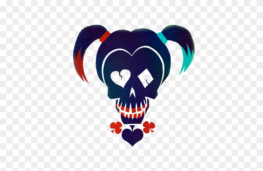 Skull Clipart Transparent - Harley Quinn Logo Png #314731