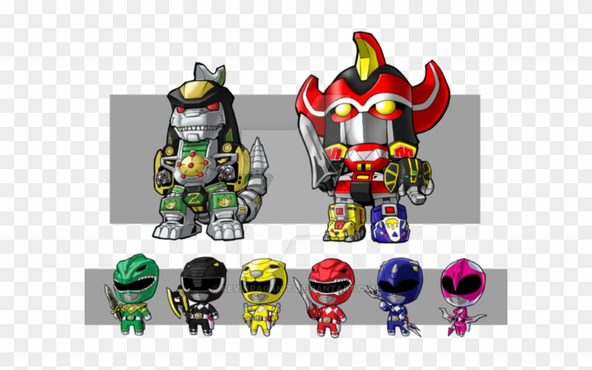 Lil Zords And Rangers - Derek Laufman Power Ranger #314761