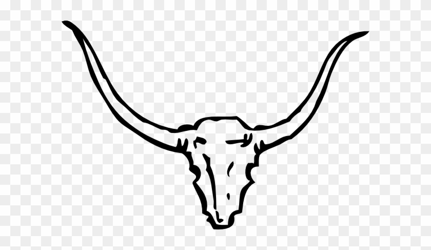 Bull Skull Clip Art Free Vector / 4vector - Clip Art #314825