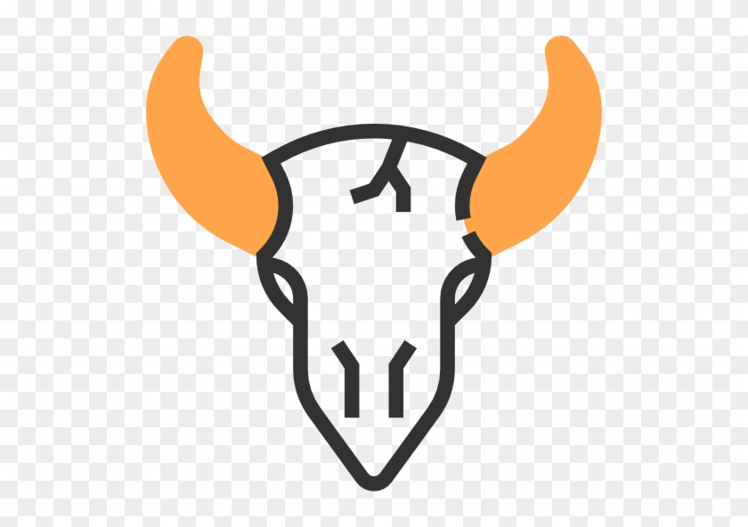 Bull Skull Free Icon - Bull Skull Free Icon #314840