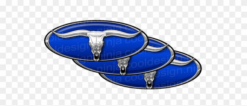 3-pack Cobalt Bull Skull Pete Emblem Skins - Emblem #314898