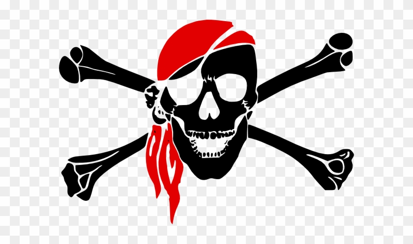 kids pirate skull clip art