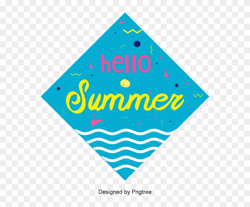 Summer Label, Summer, Vector Png And Vector - Summer #314908