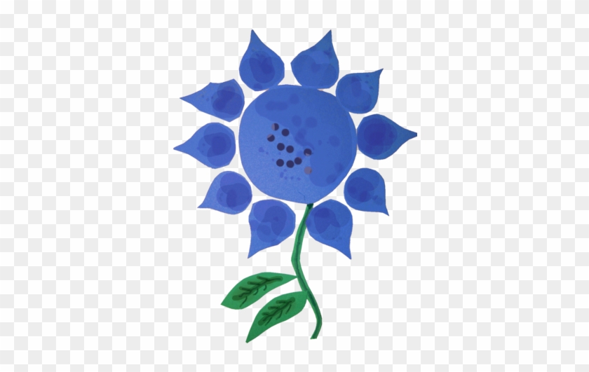 Blue Flower Clipart 19, - Blue Flower #314933