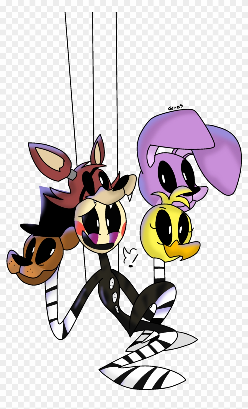 Marionette, Puppet Thing - Fnaf Marionette Fan Art #314946