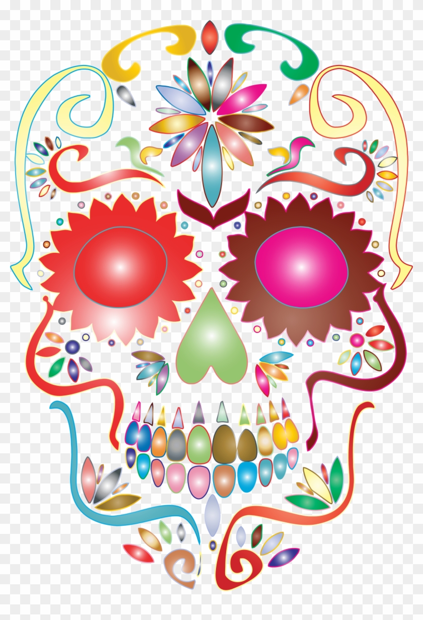 Clipart - Sugar Skull Day Of The Dead Samsunggalaxy S6 Phone #315104