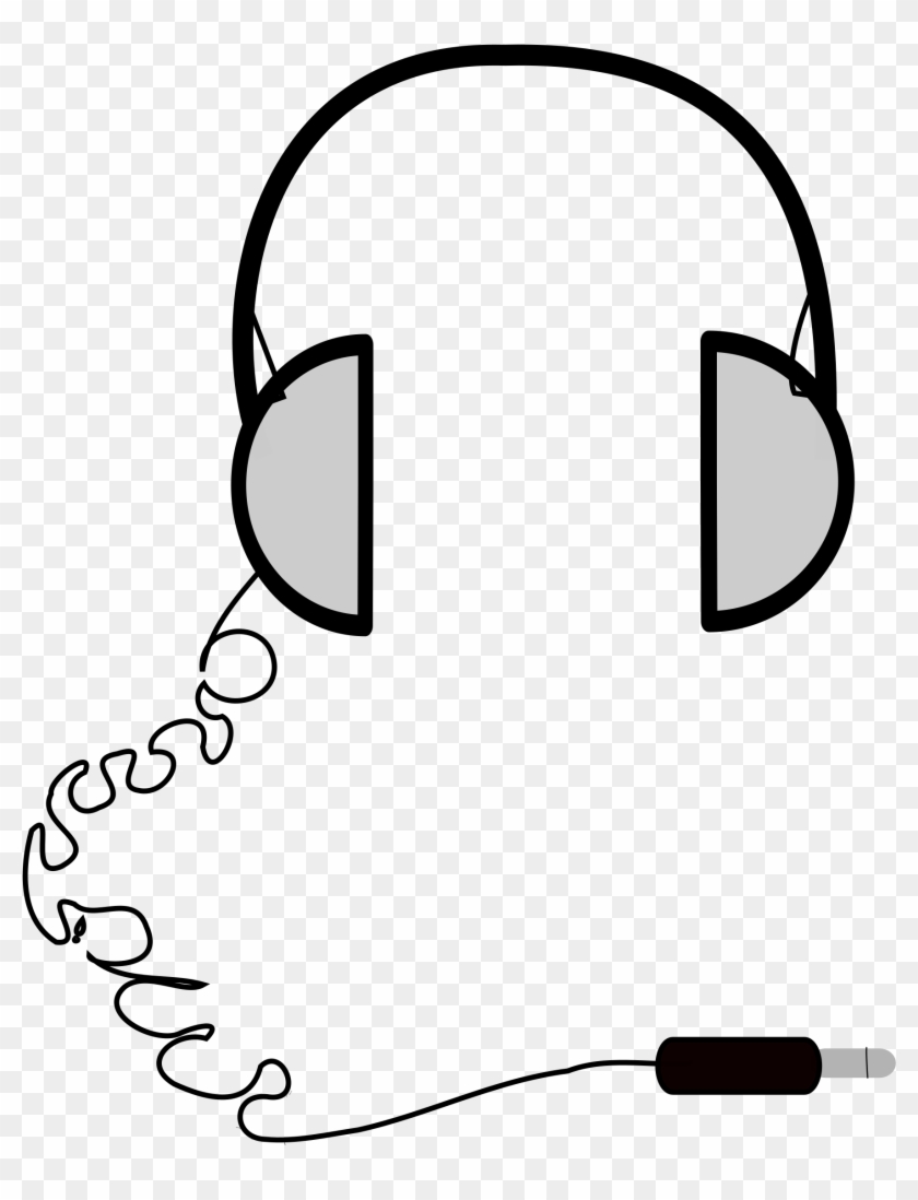 Headphones Clipart Cord Clip Art - Head Phones #315156