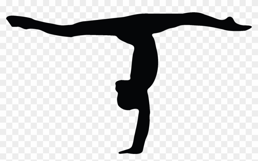 Gymnastics Clipart Silhouette Split Download - Transparent Background Gymnastics Clipart Transparent #315178