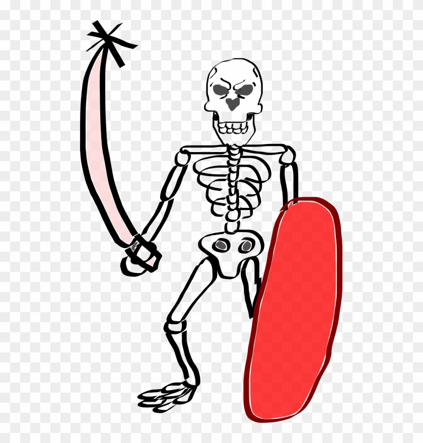 Draw A Skeleton Warrior #315232