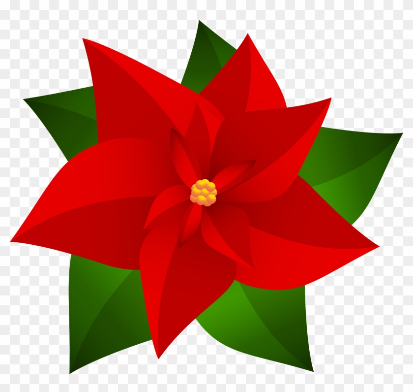 Related For Free Christmas Poinsettia Clipart - Related For Free Christmas Poinsettia Clipart #315252