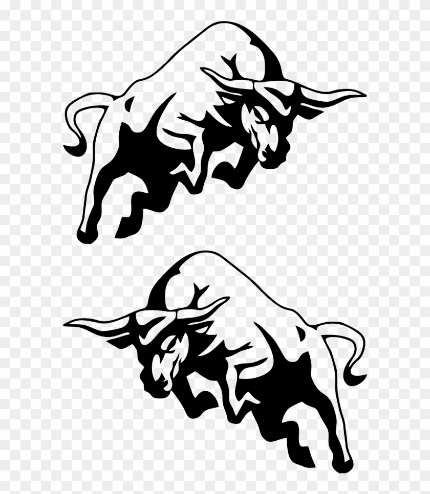 Image of an Angry Bull Head with Big Horns Sticker Icon Logo Stock Vector -  Illustration of emblem, icon: 153258423