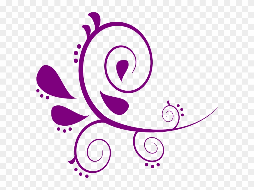 Swirl Bush Flipped Clip Art At Clker - Girl Swirl Heart Rubber Stamp By Drs Designs #315285