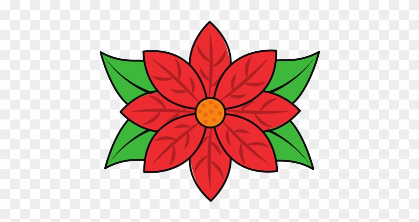 Poinsettia Flower For Christmas Decoration Natural - Christmas Decoration #315312