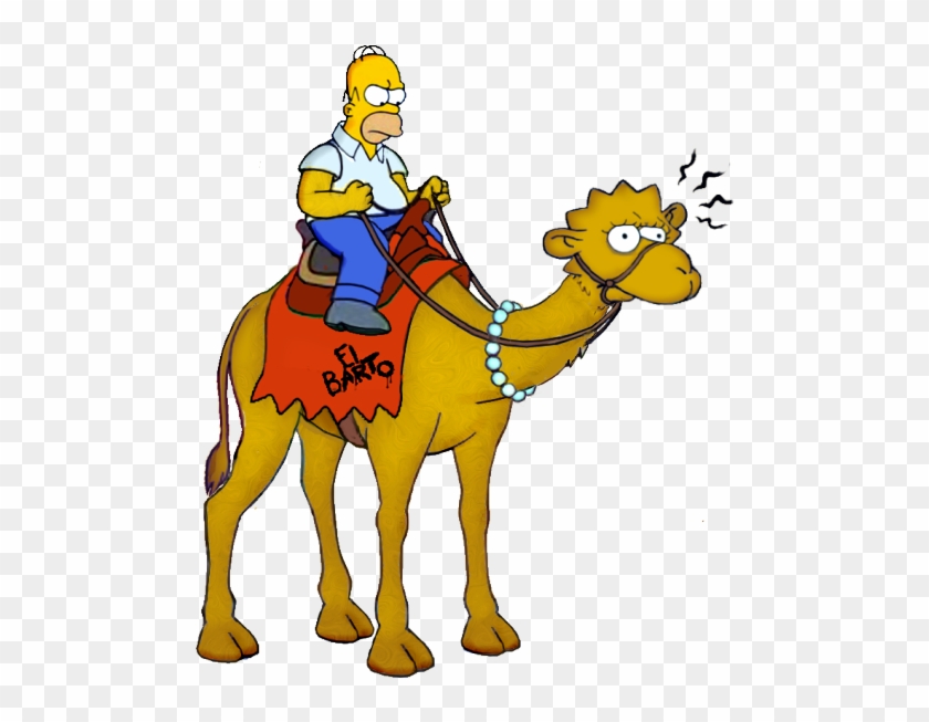 I Made A Lisa Camel - Homer Simpson Riding A Camel #315345