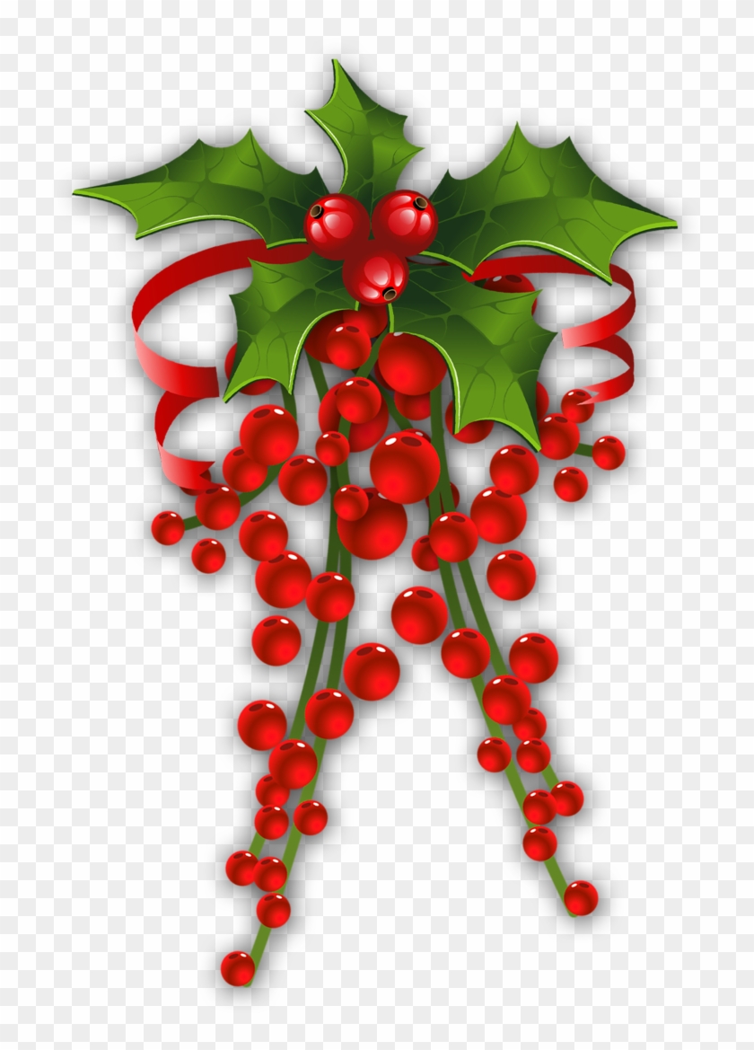 Clipart Red Poinsettia Diy - Tote Bag Mistletoe - 14 X 15 (36 X 39 Cm) #315350