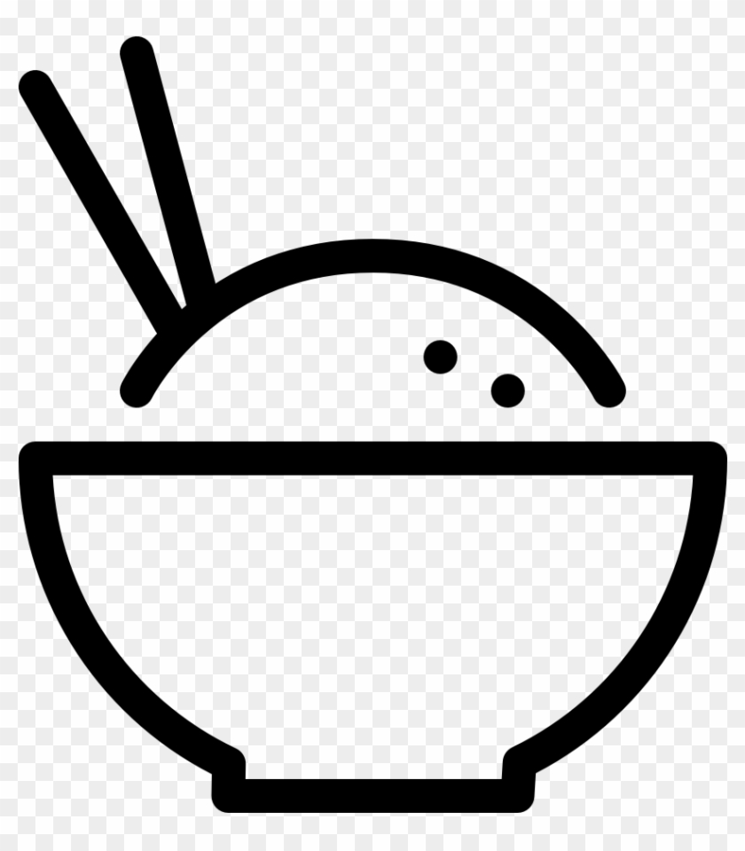 28 Collection Of Rice Drawing Png - Bowl Of Rice Icon #315428