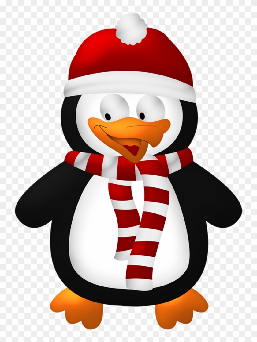 Penguin Clipart Transparent Background - Christmas Penguin Clip Art #315490