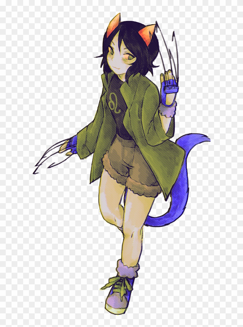 Homestuck Troll Leo Sketch Doodle Nepeta Neko Leijon - Homestuck #315549