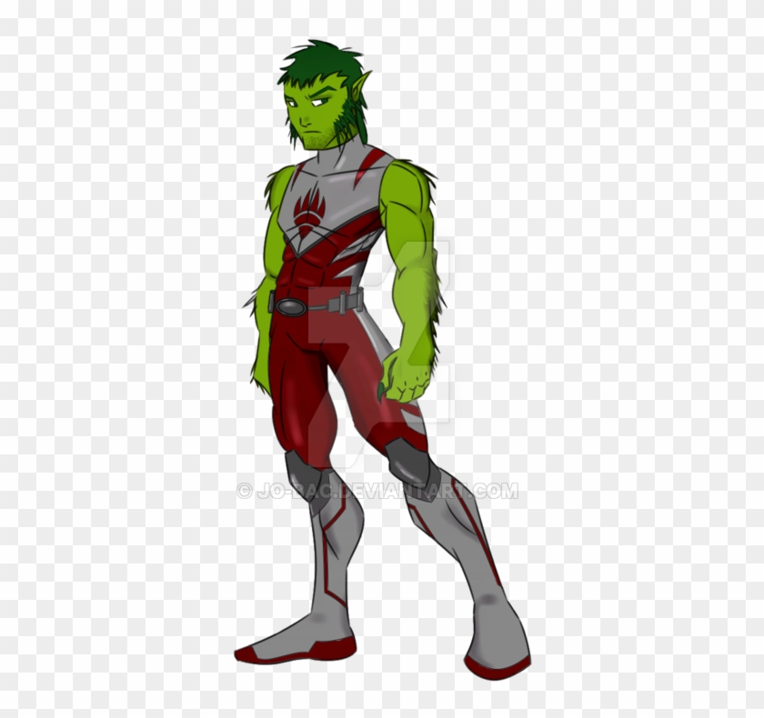 Uberpaladin 256 15 Concept Beast Boy By Jo-bac - Beast Boy Transparent Comic #315560