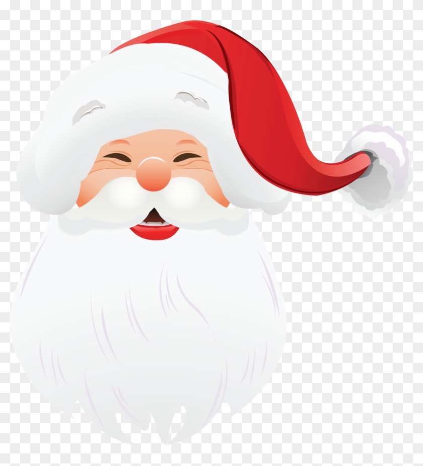 Transparent Santa Claus Face Clipart - Santa Face Transparent Background #315601