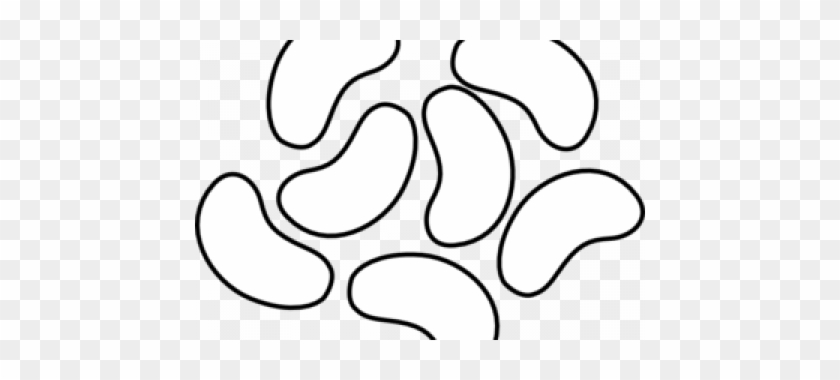 Jelly Bean Clipart Black And White - Jelly Bean Stencils #315626
