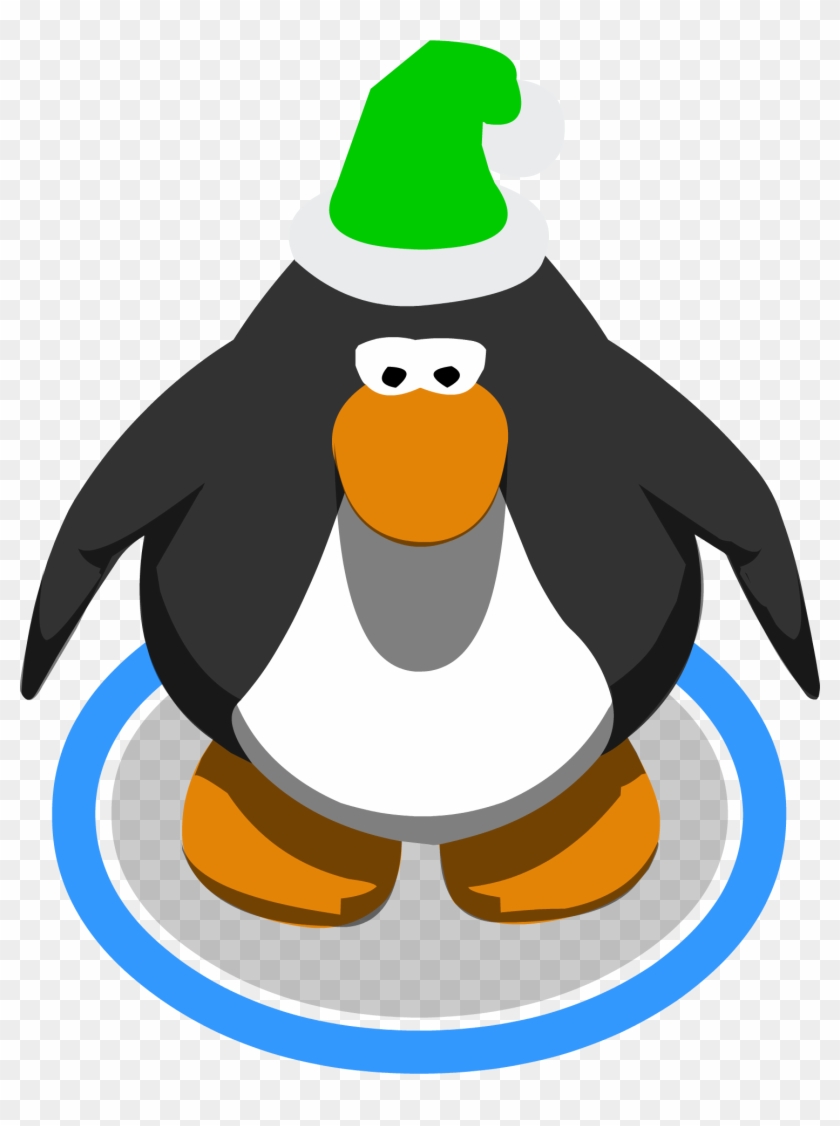 Elf Hat Ingame - Red Penguin Club Penguin #315693