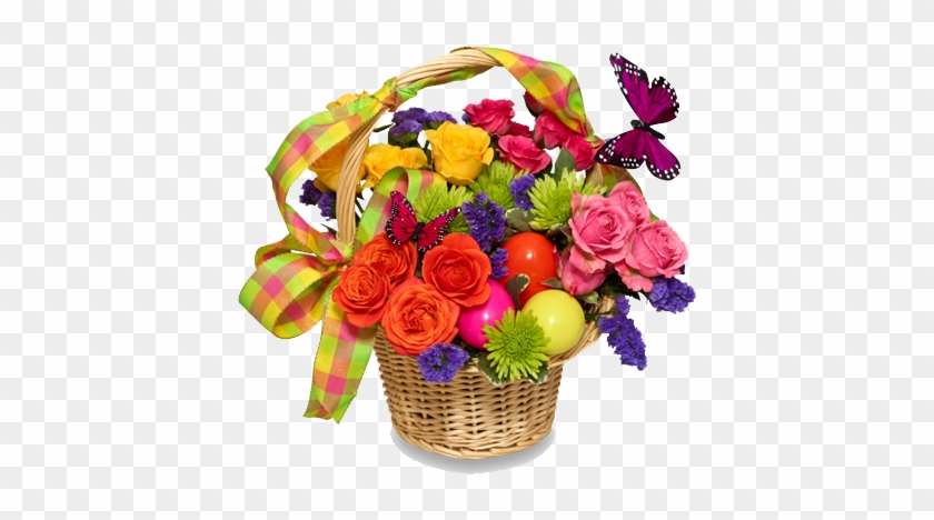 Easter Flower Png File - Basket Of Flowers #315772
