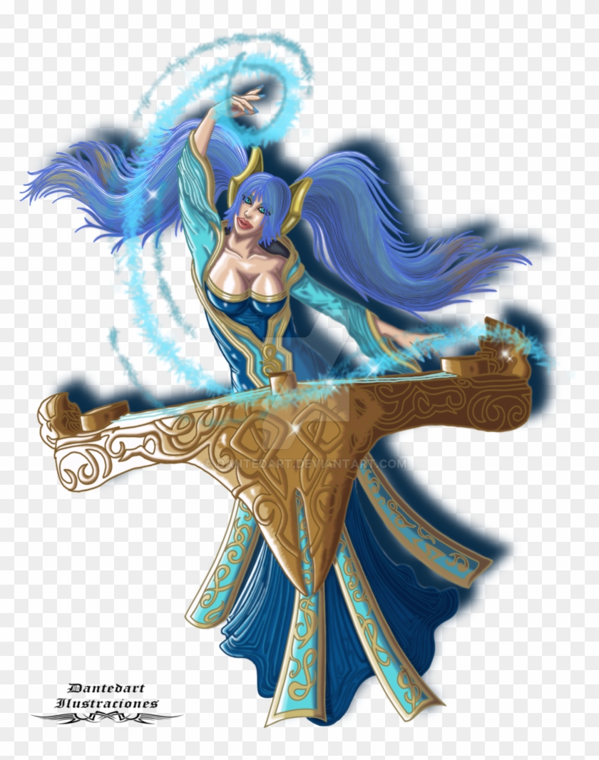 League Of Legends Sona Illustration - Sona League Of Legends Png #315806