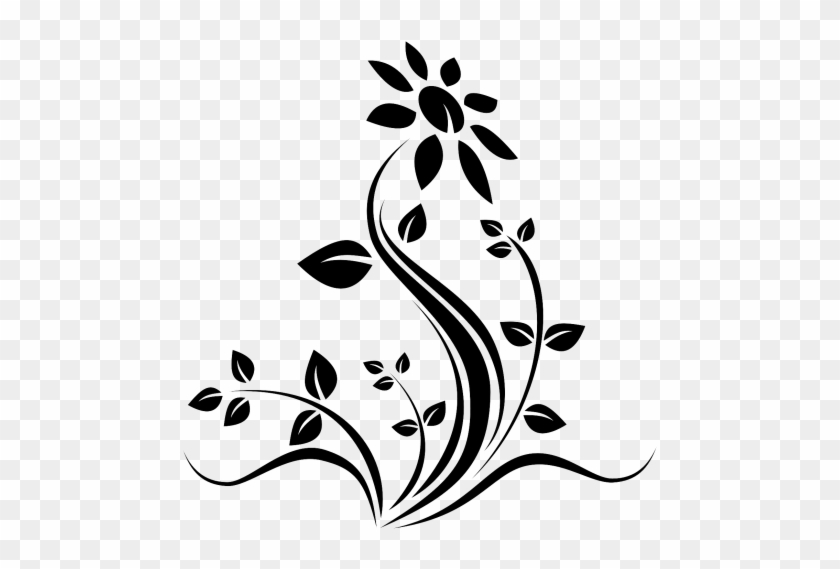 Flower Silhouette Png Transparent Image - Flower Silhouette Png Transparent Image #315879