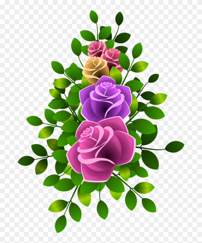 Roses Bouquet 080220171 By Aalmeidah - Clip Art Bunga Mawar #315893
