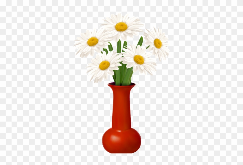 Flower Vase Glass Clip Art - Flower Vase Glass Clip Art #315964