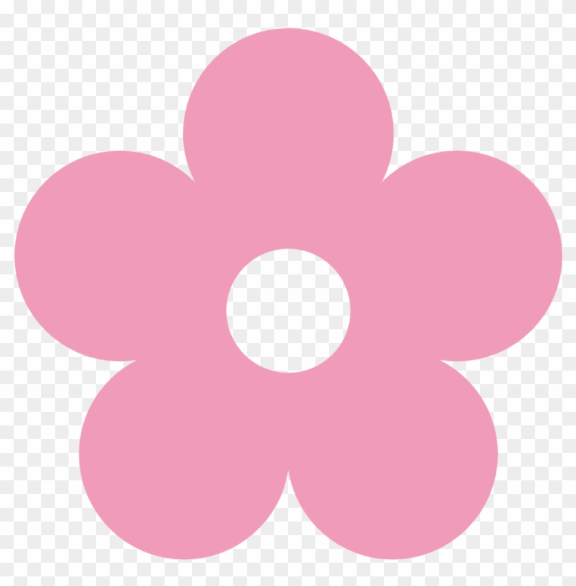 Pink Flower Clipart Outline - Blossom Flower Clipart #315984