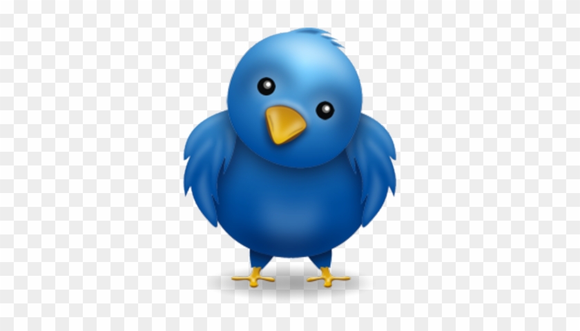 Thank You For Following Me On Twitter - Blue Twitter Bird #316096
