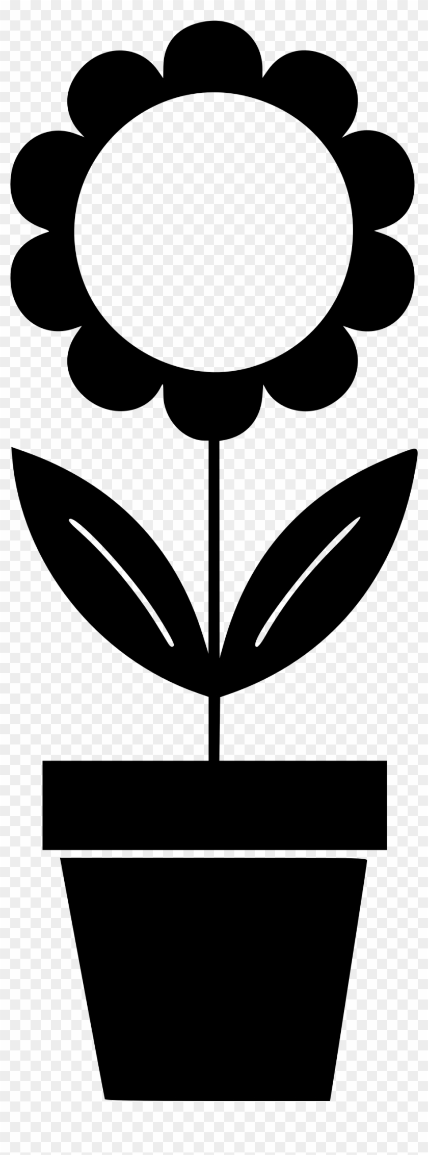 Flowerpot Houseplant Clip Art - Potted Plant Clip Art #316125