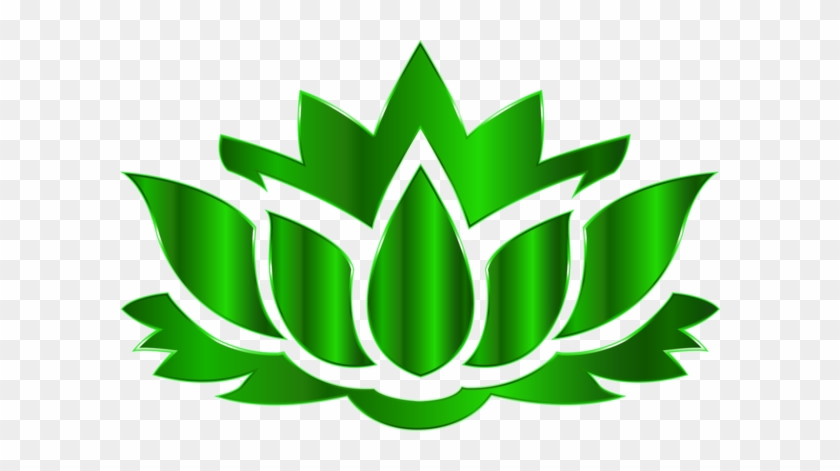 Lotus Flower Silhouette - Lotus Flower Logo Png #316160