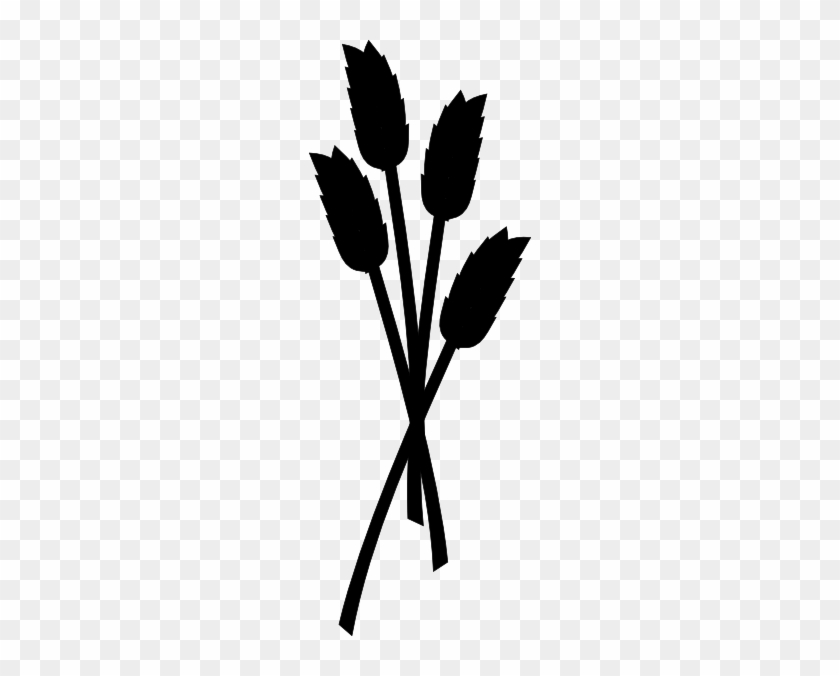 Wheat Silhouette Clipart #316163