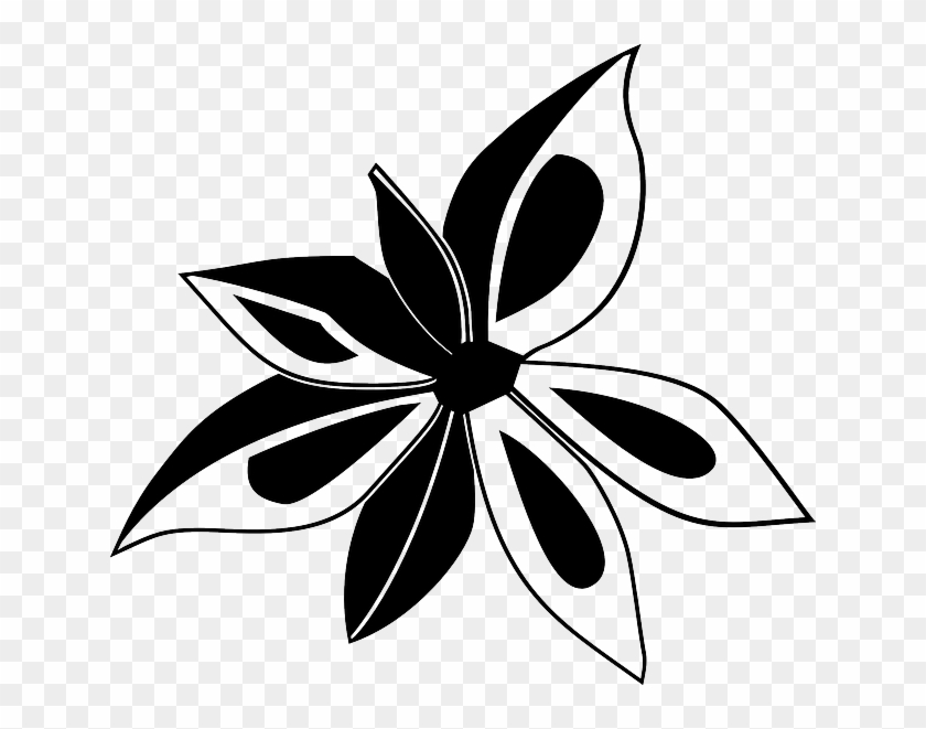 Anise Outline, Star, Flower, Plant, Cooking, Anise - Star Anise Clipart #316183