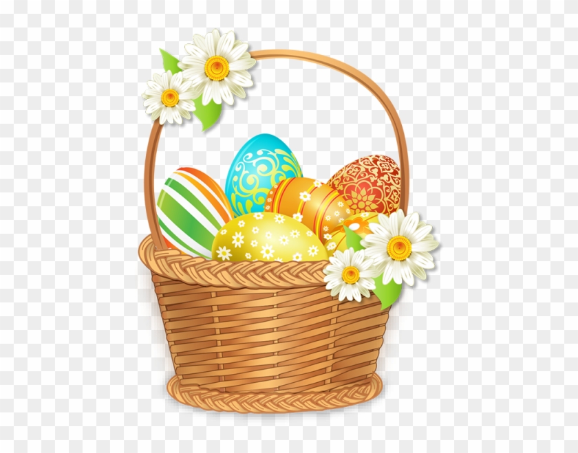 Beautiful Easter Basket,colorful - Canasta De Pascua Png #316188
