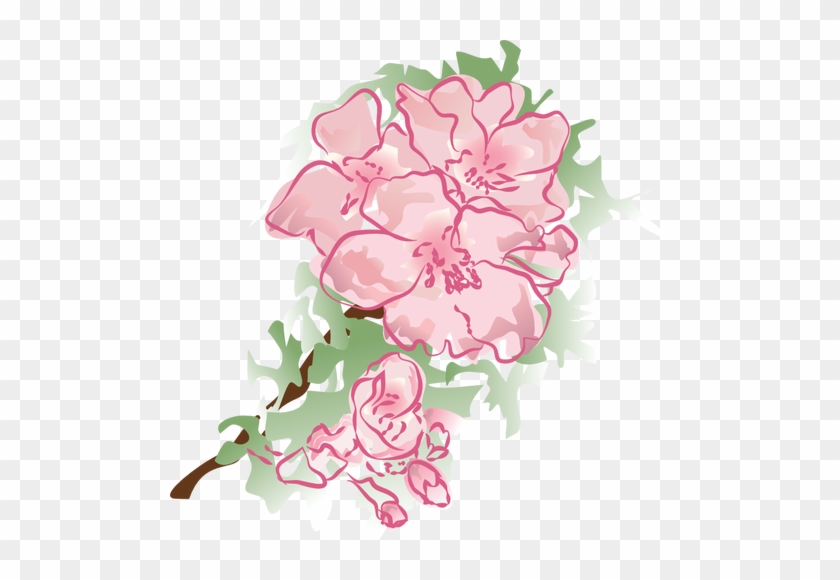 Decoration Flower Vector Illustration - Pink Peonies Clip Art #316220