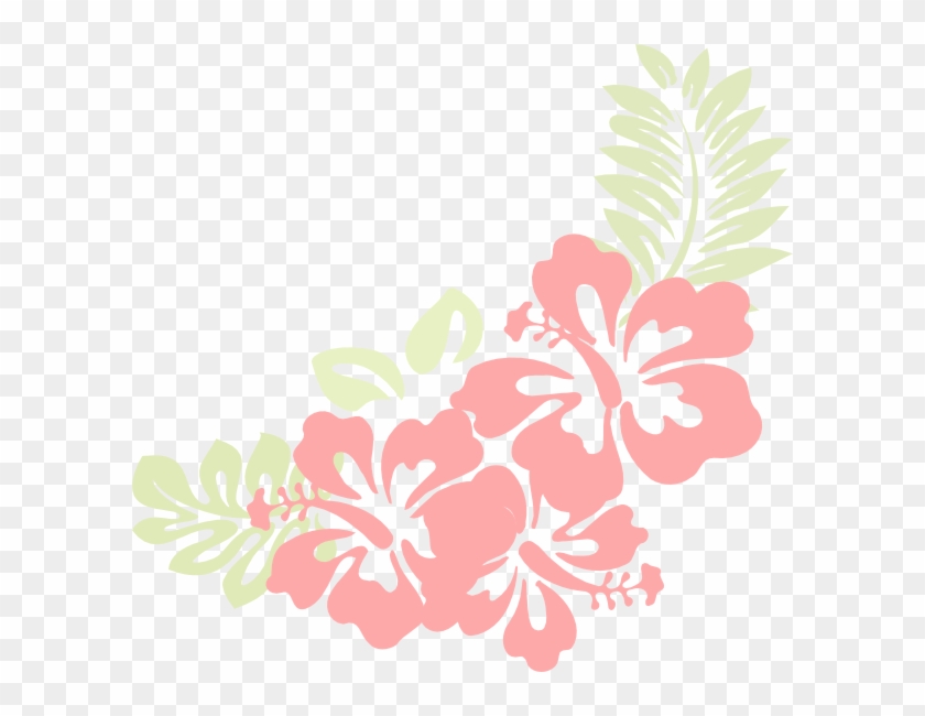 Hibiscus Nat Clip Art - Clip Art Hawaiian Flowers #316238