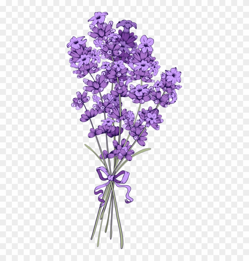 Floral Vintage Background With Lavender - Flower Banner Vintage Png #316261