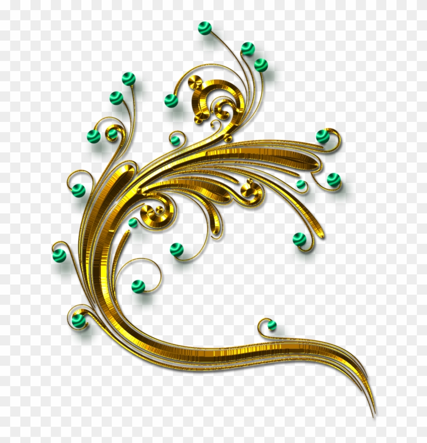 Vintage Pearls Clip Art Download - Belly Ring, Dangling Turquoise Moon, With14k Gold Leaf, #316312