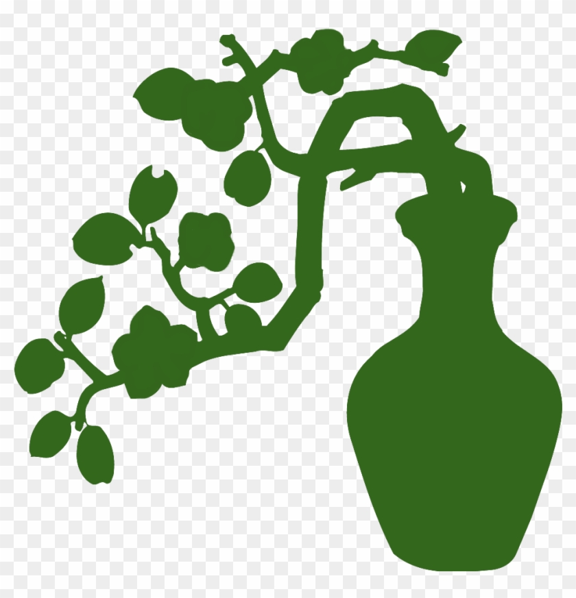 Silhouette Vase Clip Art - Silhouette Vase Clip Art #316769