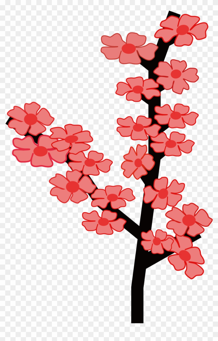 Floral Design Cherry Blossom Flower - Clip Art #316400