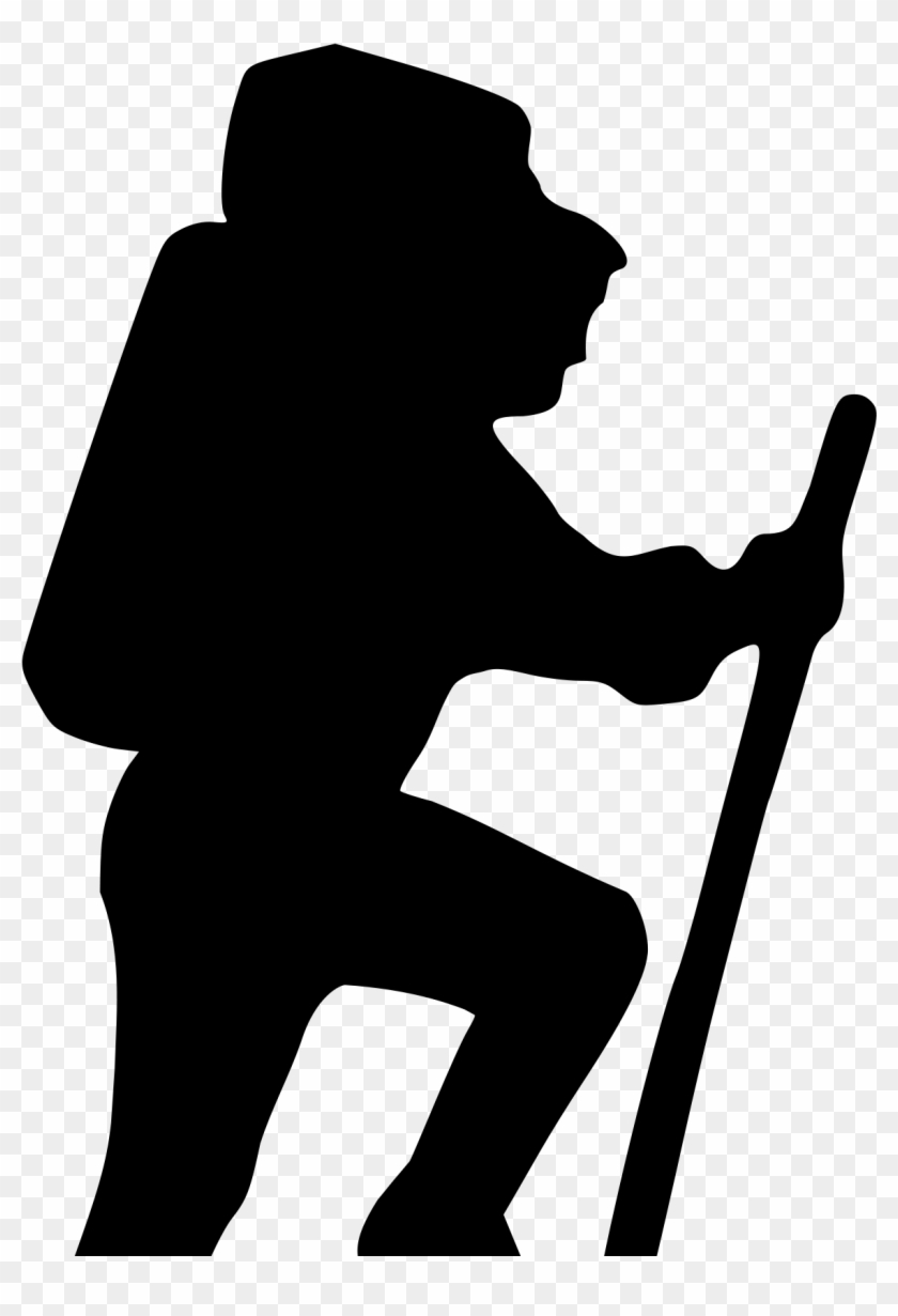 Hiking Boot Silhouette Clip Art - Hike Clip Art #316421