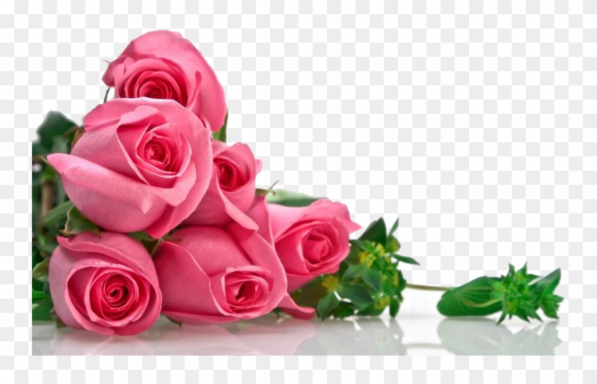 Pink Roses Flowers Bouquet Png Transparent Image - Good Morning With Rose #316451