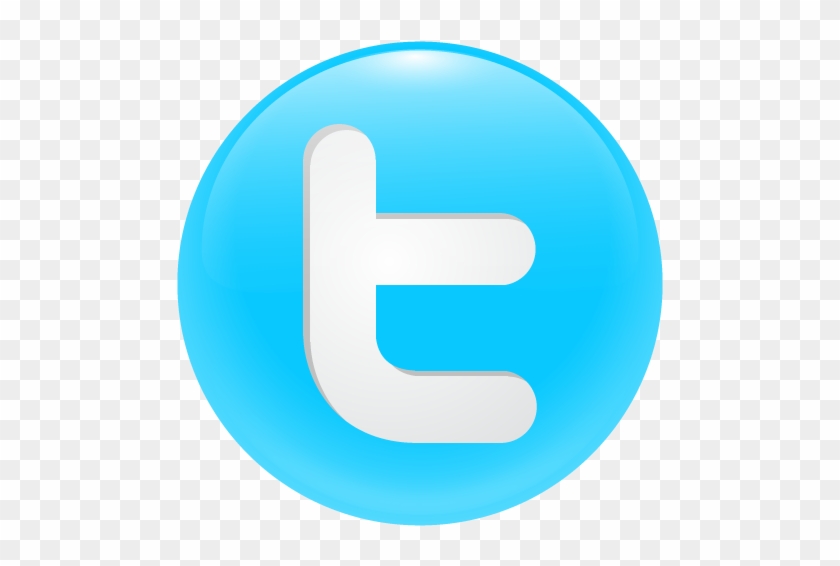 Twitter Round Button Icon Free - Social Media Buttons Twitter #316537