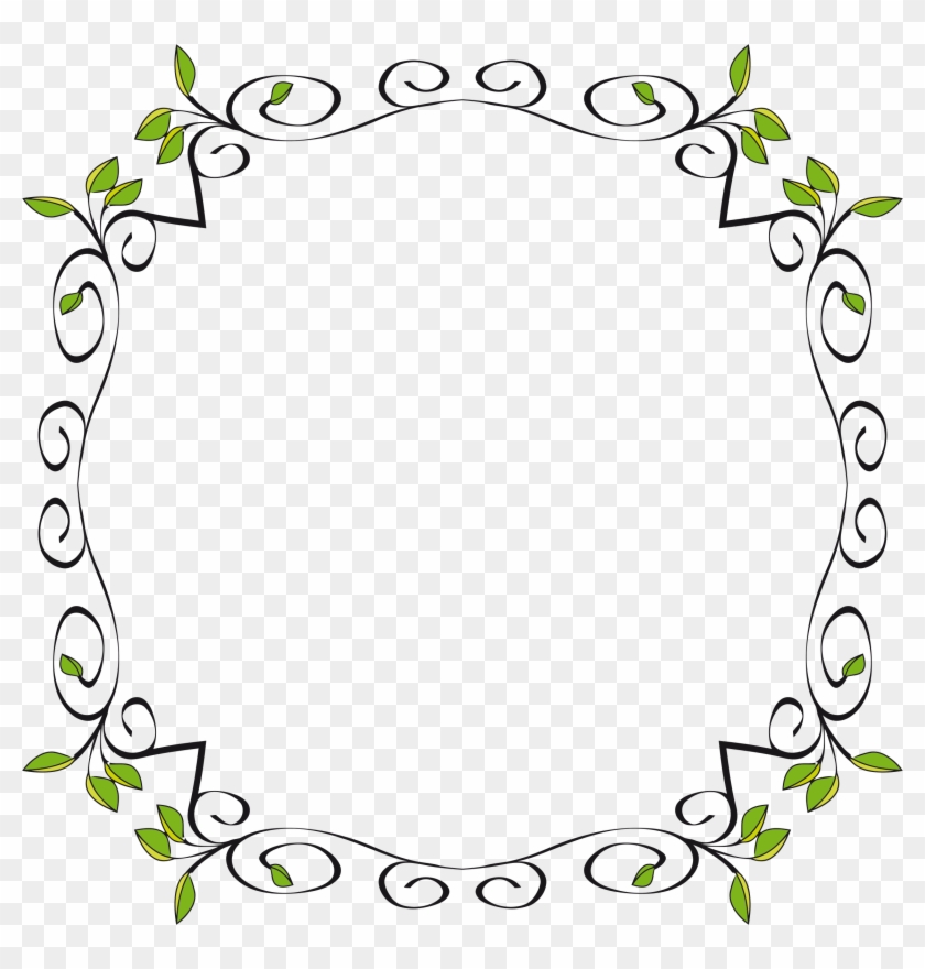This Free Icons Png Design Of Floral Border Extended - Portable Network Graphics #316581