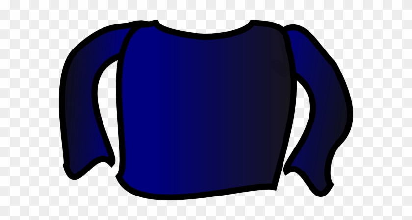 Blue Long Sleeve Shirt Clip Art - Cartoon Long Sleeve Shirts #316605