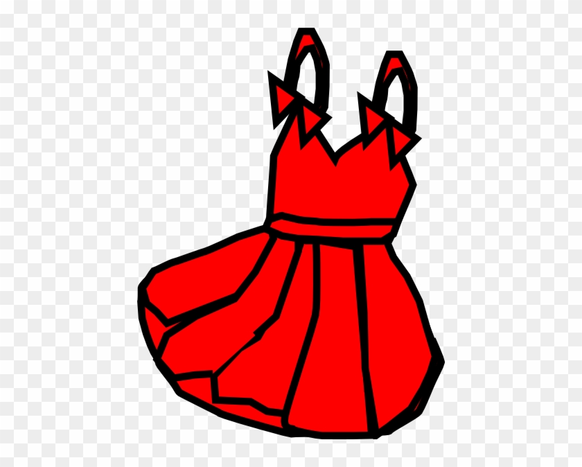 Dress Clip Art At Clker - Short Dress Clip Art #316608